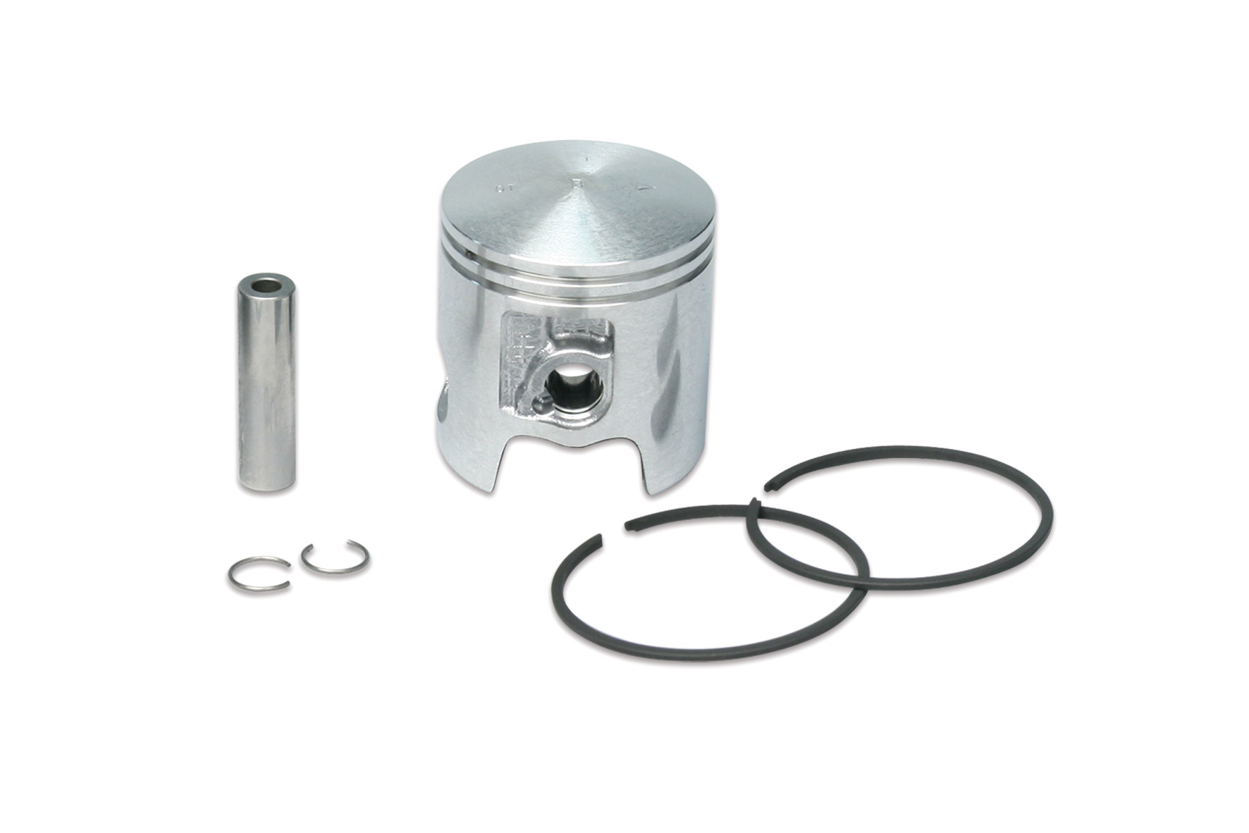 Malossi Piston 2T D.46, 3 pin D.12 and 2 rectangular segments Hercules Prima 5 50 ie